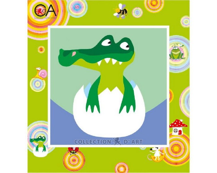 Набор для вышивания Collection D'Art 2001K Крокодильчик