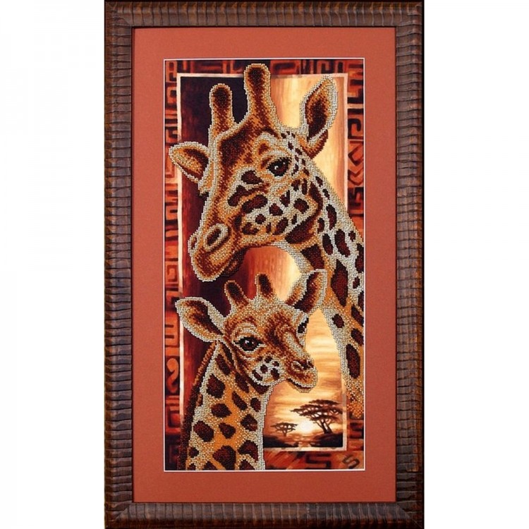 Набор для вышивания Магия канвы Б-057 Африка "Жирафы"