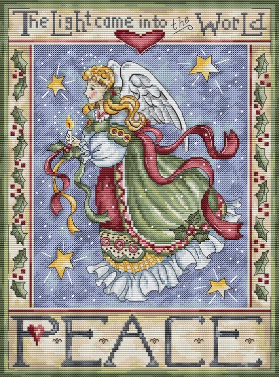 Набор для вышивания LetiStitch 991 Peace Angel (Ангел мира)