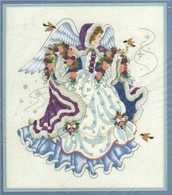 Набор для вышивания Dimensions 01476 Winter Angel (made in USA)