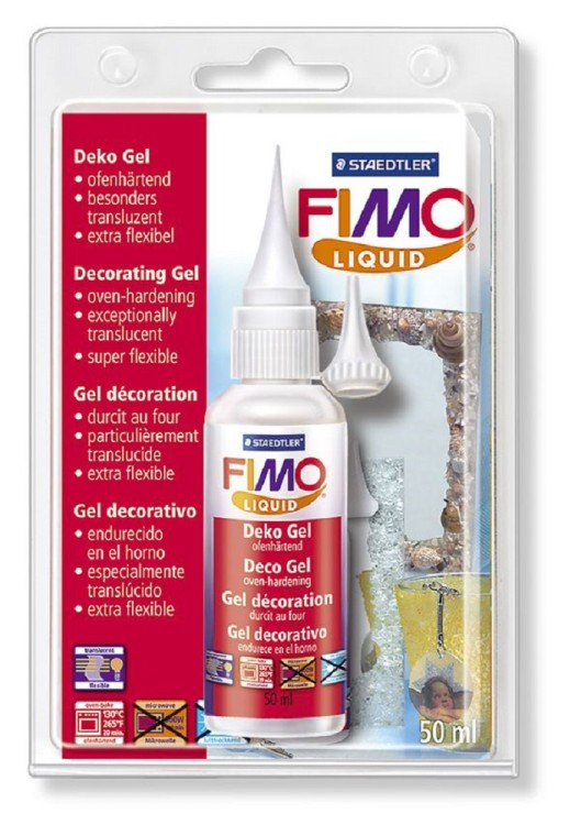 Fimo 8050-00 BK Декоративный гель Liquid