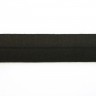 SAFISA 6598-20мм-01 Косая бейка хлопок/полиэстер, ширина 20 мм, цвет 01 - черный