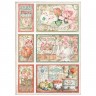 Stamperia DFSA4653 Бумага рисовая "Casa Granada cards"