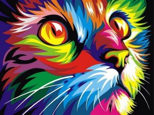 Paintboy GX4228 Радужный кот