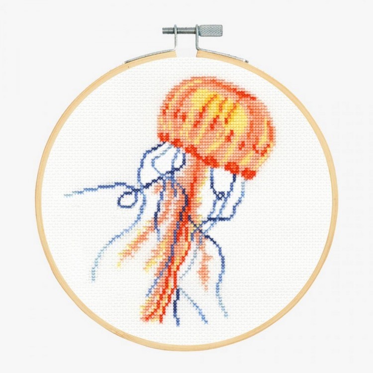 Набор для вышивания DMC BK1872 Gentle Jellyfish (Нежная Медуза)