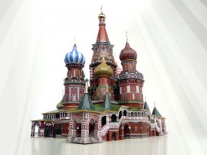 Умная бумага 195 Покровский Собор Храм Василия Блаженного