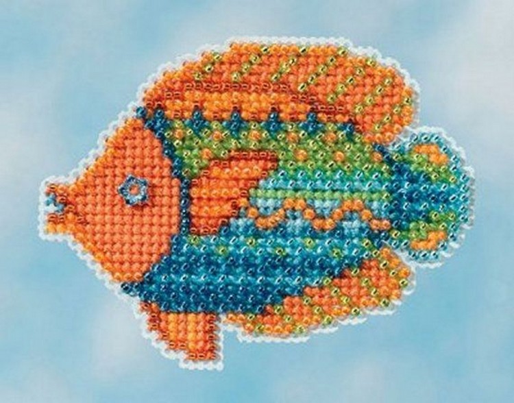Набор для вышивания Mill Hill MH181613 Fancy Fish (Необычная рыбка)