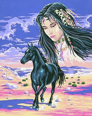 Collection D'Art 11453 Ткань с рисунком для вышивания