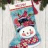 Набор для вышивания Dimensions 71-09159 Seasonal Snowman Stocking