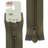Riri 2522084/65/2814 Молния спираль, разъемная, 2 замка, 6 мм, 65 см, бежево-зеленый светлый