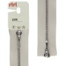 Riri 3301120/90/2111 Молния металлическая, разъемная, 2 замка, 4 мм, 90 см, бело-бежевый светлый