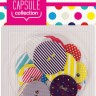Docrafts PMA355004 Набор пуговиц картонных Spots & Stripes Brights