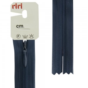 Riri 6010917/50/2647 Молния потайная, неразъемная, 4 мм, 50 см, темно-синий