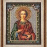 Мир багета 13БК 387-181_ПЛ Рама для иконы "Пантелеймон" Радуга бисера