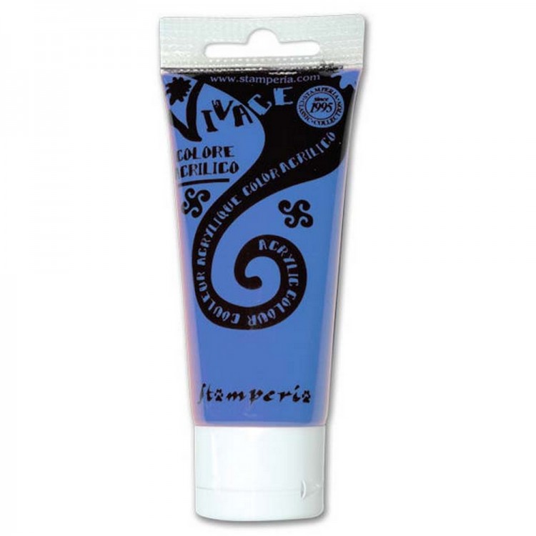 Stamperia KAB15 Краска акриловая Vivace Синяя ультрамарин 60 мл