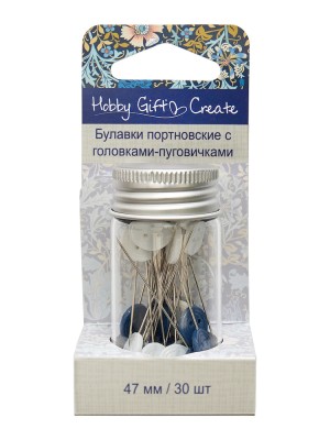 Hemline HGC720.01 Булавки портновские с головками-пуговичками