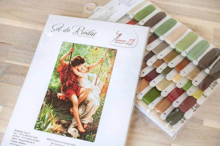 Набор для вышивания Luca-S B415 Весна влюбленных