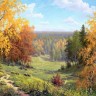 Каролинка КЛ-3062 Ткань для вышивки лентами