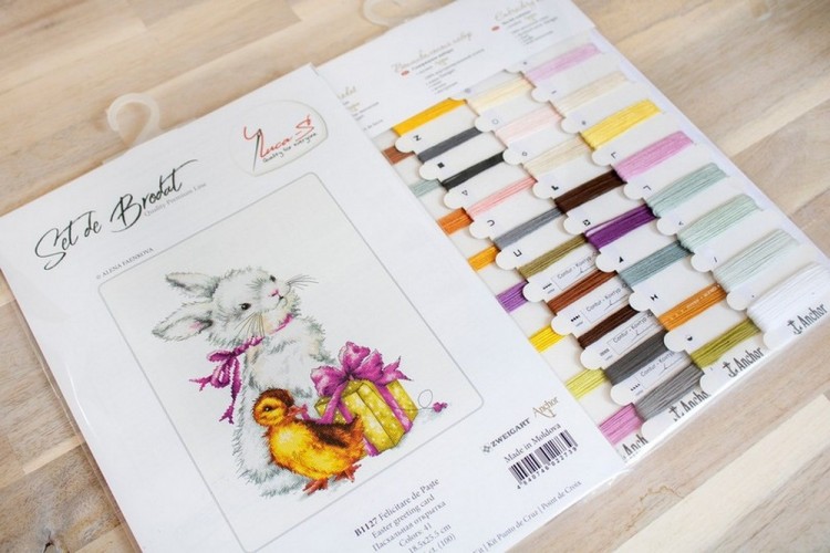 Набор для вышивания Luca-S B1127 Пасхальная открытка