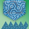 Набор для вышивания Вдохновение IP207 Мозаика. Синий