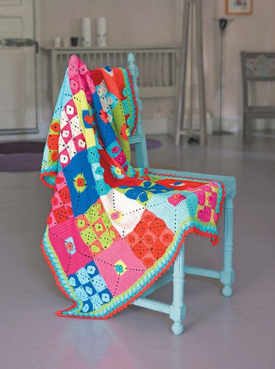 ЛОСКУТНОЕ ВЯЗАНИЕ КРЮЧКОМ. Уютные проекты для дома