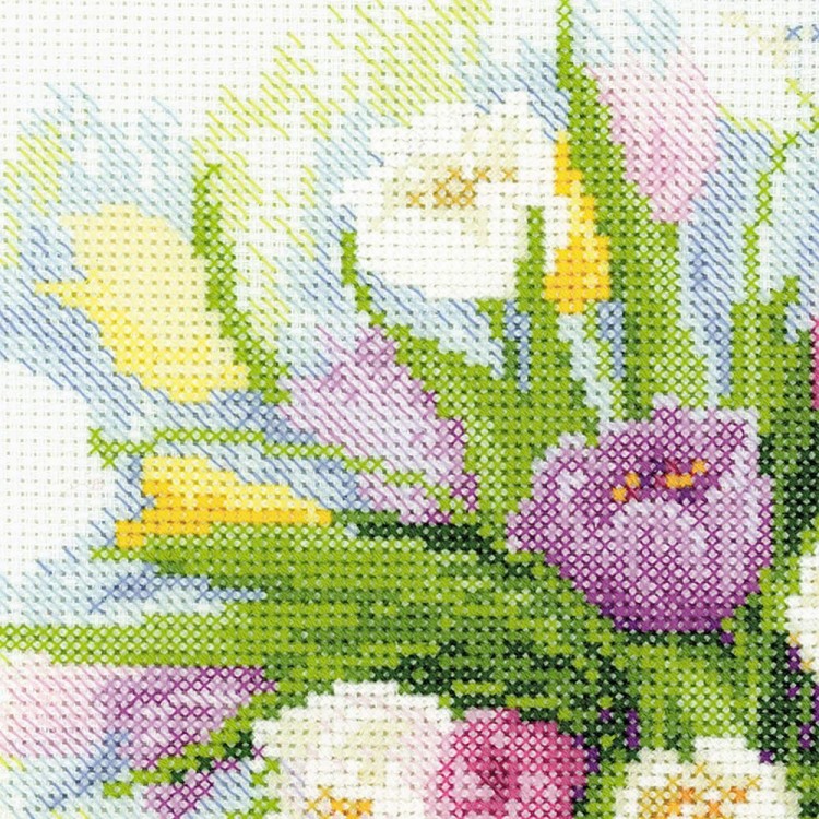 Набор для вышивания Риолис 100/008 Акварельные тюльпаны