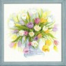 Набор для вышивания Риолис 100/008 Акварельные тюльпаны