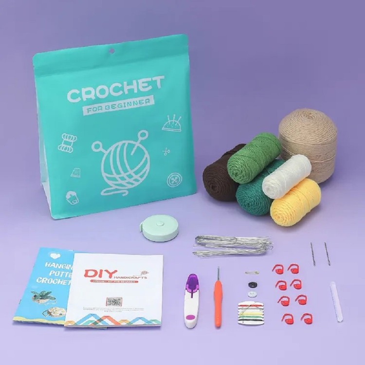 YoHobby yoli.004 Амигуруми крючком "Цветы в кашпо"