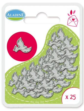 Aladine 41065 Брадсы для украшения и создания открыток "Голуби"