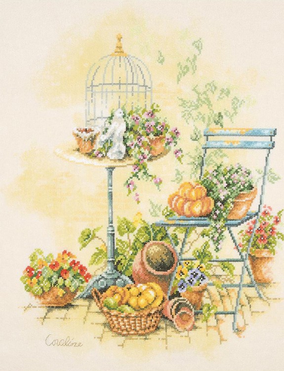 Набор для вышивания Lanarte PN-0216152 Free From The Birdcage (Освободиться из птичьей клетки)