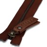 Muud QB-4492/Rich Brown/33.5cm Молния "Carin" металлическая, неразъемная, для сумки, 33.5 см, насыщенный коричневый