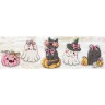 Набор для вышивания LetiStitch L9944 Boo Crew Ornaments 5 шт (Украшения Boo Crew 5 шт)