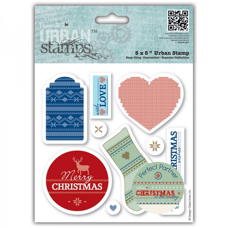Docrafts PMA907180 Набор штампов "Бирки" Christmas in the Country