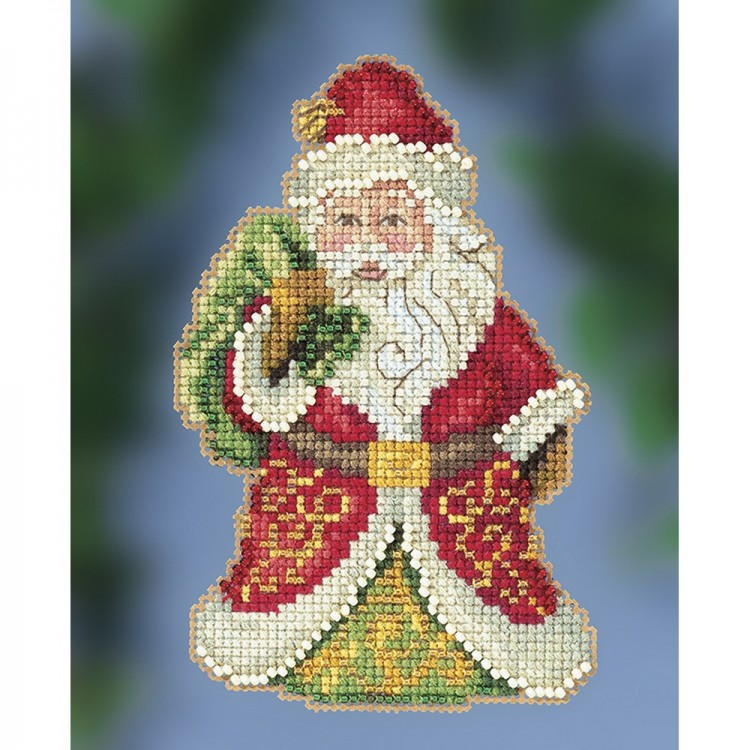 Набор для вышивания Mill Hill JS202015 Gift Bearing Santa (Санта с подарками)