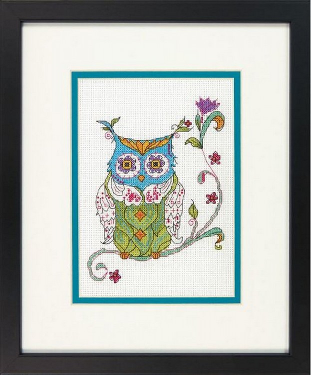 Набор для вышивания Dimensions 70-65163 Blooming Owl