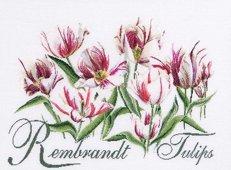 Набор для вышивания Thea Gouverneur 447 Rembrandt Tulips