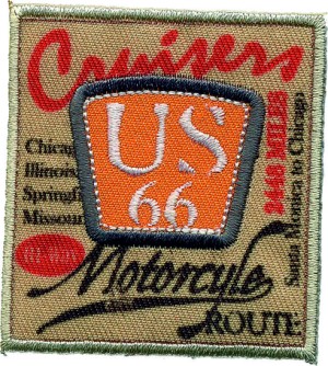 HKM 32734/1SB Термоаппликация "US 66"