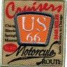 HKM 32734/1SB Термоаппликация "US 66"