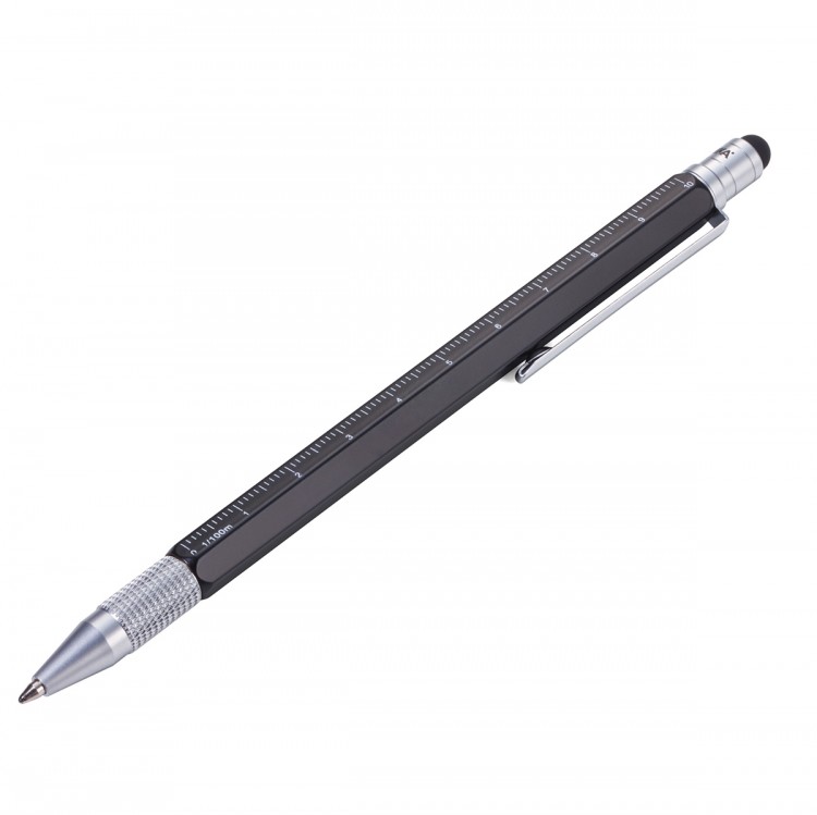 Troika PIP28/BK Ручка шариковая многофункциональная "CONSTRUCTION SLIM"