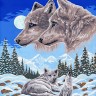 Collection D'Art 11504W Ткань с рисунком для вышивания