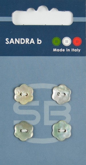 Sandra CARD026 Пуговицы, натуральный
