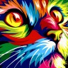 Paintboy GX28475 Разноцветный кот