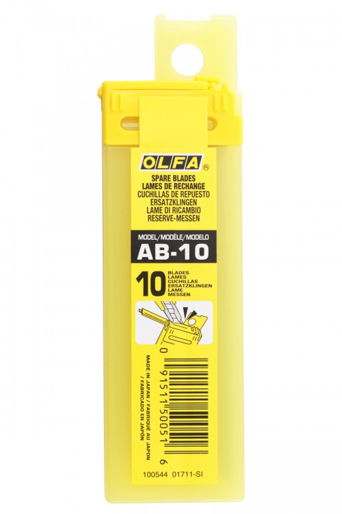 OLFA AB-10 Запасные лезвия для ножа 180 Black