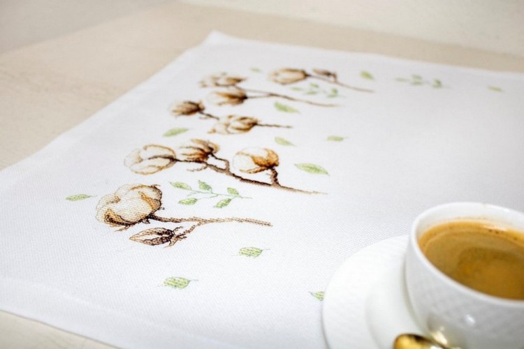 Luca-S FM013 Салфетка "Нежные бутоны"