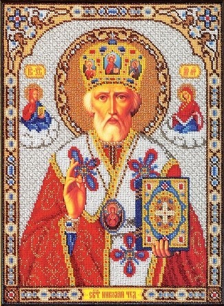 Набор для вышивания Радуга бисера В-473 Святой Николай Чудотворец