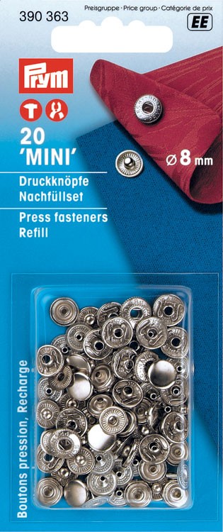 Prym 390363 Кнопки "Мини", диаметр 8мм