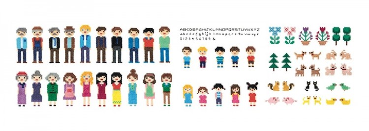 Набор для вышивания Xiu Crafts 2870701 Дом с красной крышей