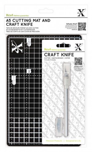 Docrafts XCU268436 Мат и нож для скрапбукинга со сменными лезвиями