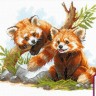 Набор для вышивания Риолис 2257 Красные пандочки
