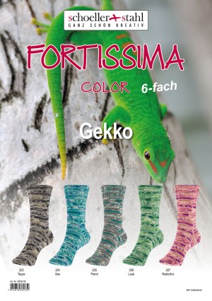 Austermann 93056-99 Fortissima 6-fach Gekko